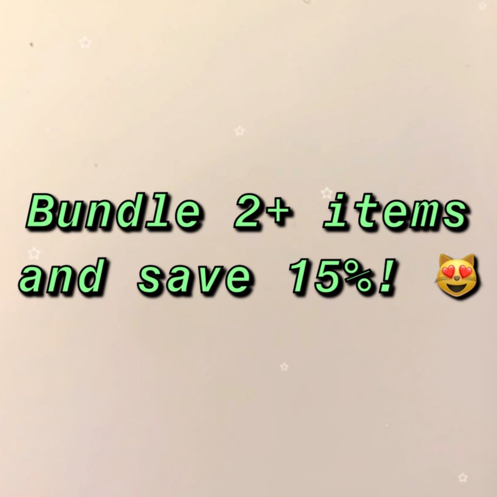 BUNDLE AND SAVE 15%